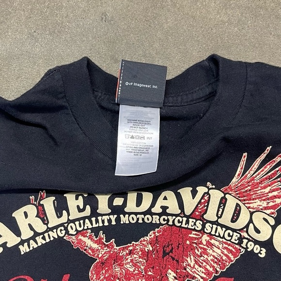 Vintage Harley Davidson Graphic 2010 Biker Grunge T-shirt - Picture 10 of 10